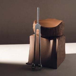 An 62.64 Hz weighted Tuning Fork used for Biofield Tuning sound healing.