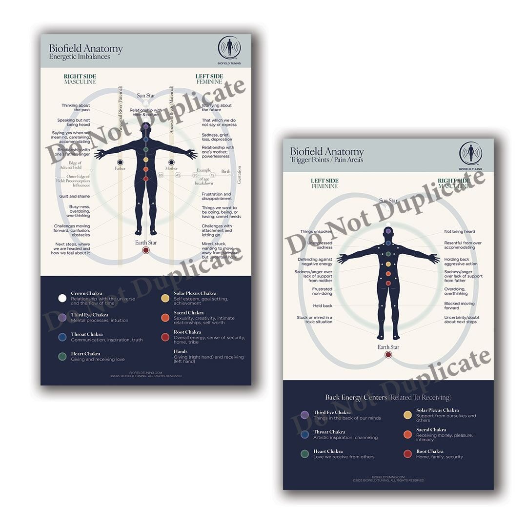 Biofield Tuning | Digital Small Biofield Anatomy Map
