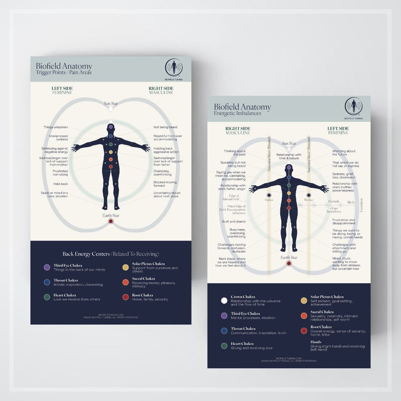 Biofield Tuning | Small Biofield Anatomy Map