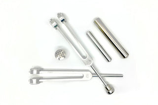 The Sonic Slider Tuning Fork with all of its accessories.