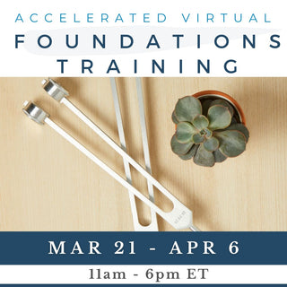 Learn beginner tuning fork techniques in this Level 1 sound healing training