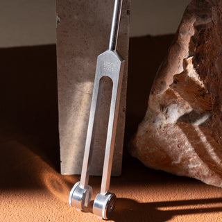 An image of the Biofield Tuning sonic slider weighted tuning fork for sound healing