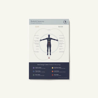 Large Biofield Anatomy Map backside