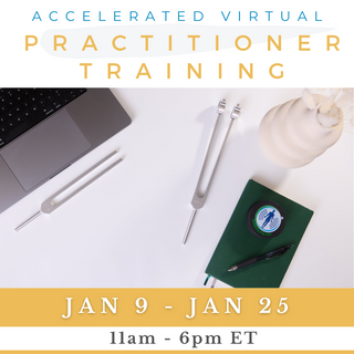 Earn your sound healing certification in this advance tuning fork training