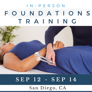 Join us in person for a hands-on beginner tuning fork sound healing training