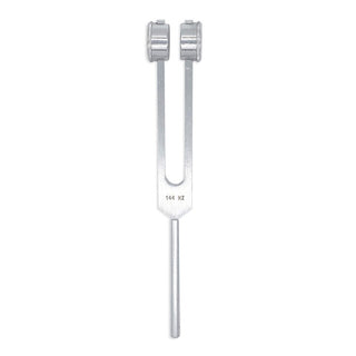 An image of the 144 Hz weighted Tuning Fork which is used for Biofield Tuning sound healing.